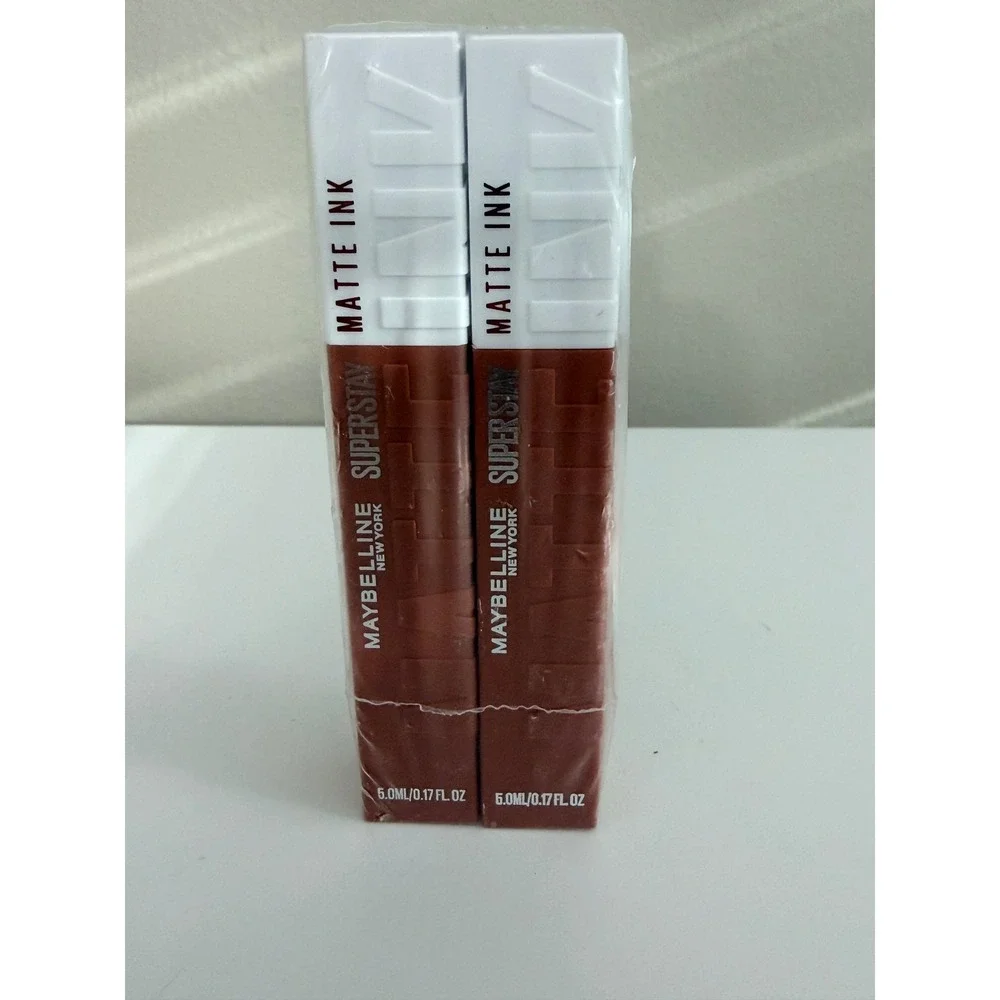 Maybelline SuperStay Matte Ink Lipstick 2-Pack 70 Amazonian Brown NWT NEW